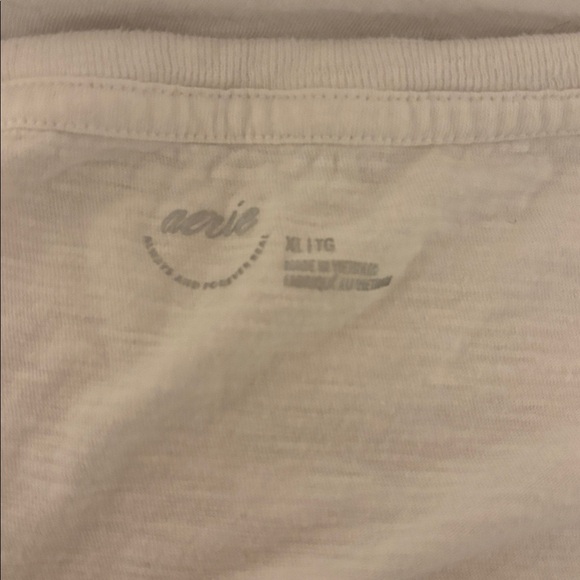 white aerie oversized t shirt - Picture 2 of 3